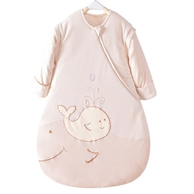 Comfortable Baby Swaddle Blankets  Baby Sleeping Bag 100% Organic Cotton