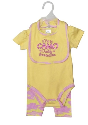 Yellow Summer Short Sleeve Baby Grow Custom Made 3 Pack Baby Onesies