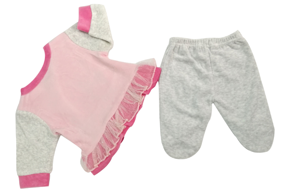AW2019-2020 Breathable Long Sleeve Baby Winter Clothes Unisex Baby Wear With Embroidery