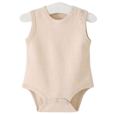 Spring / Summer Organic Cotton Sleeveless Baby Clothes Newborn Romper
