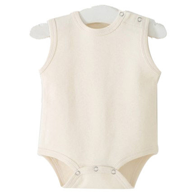 Spring / Summer Organic Cotton Sleeveless Baby Clothes Newborn Romper
