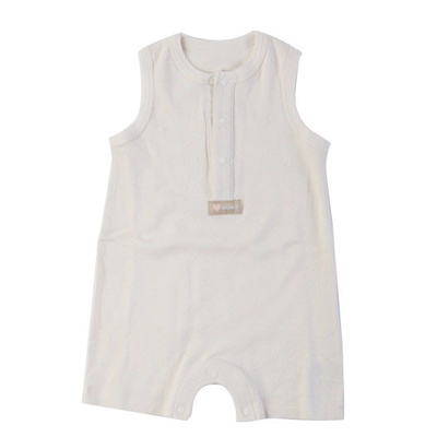 Embroidered Organic Cotton Baby Clothes Infant Baby Romper Single Piece Suit