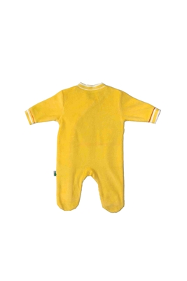 100% Polyester Newborn Long Sleeve Vests Baby Velour Sleepsuit Antibacterial