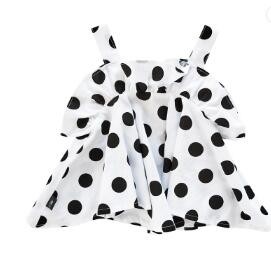 White Infant Baby Clothes 2Y / 3Y / 4Y Slip Dress With All Over Prints