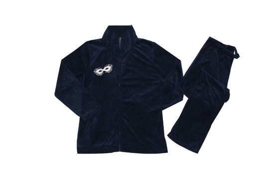 생태 친절한 연약한 여자 우단 Homewear 200G 우단 양털 100%년 폴리에스테