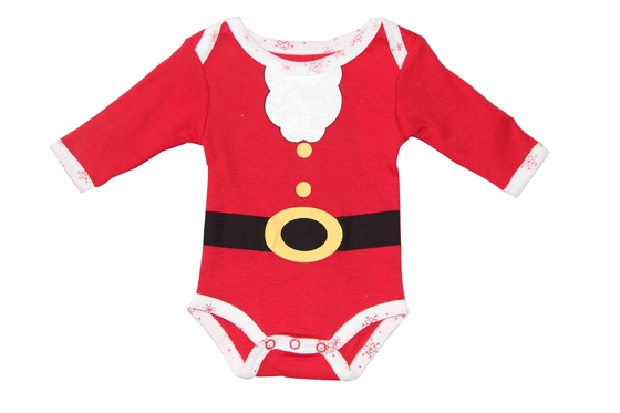 고무 인쇄를 가진 100%년 면 남녀 공통 아이 옷 신생 크리스마스 Onesie